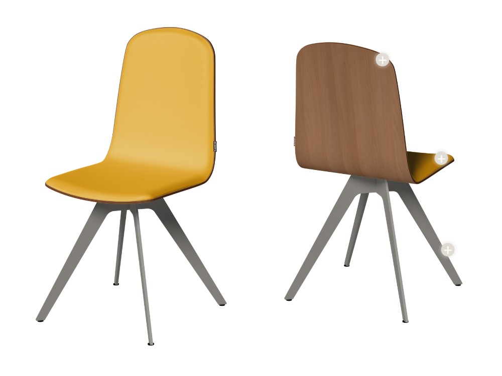 Silla de cocina Infinity Tessuto de Cancio - 4