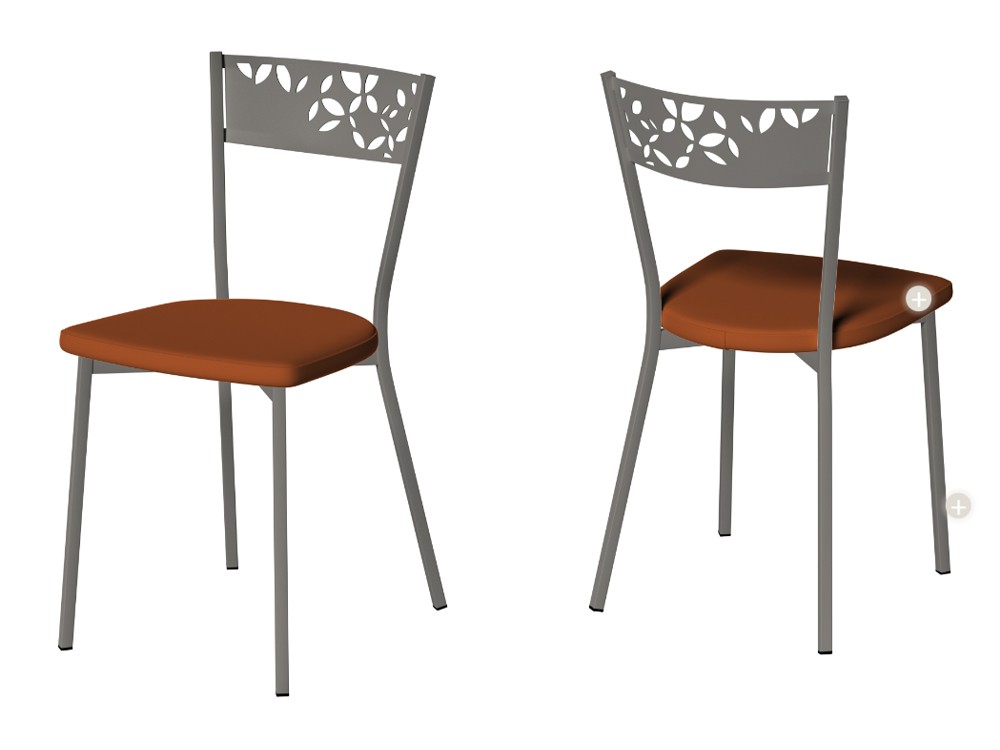 Silla de cocina Fiore tapizada de Cancio - 4