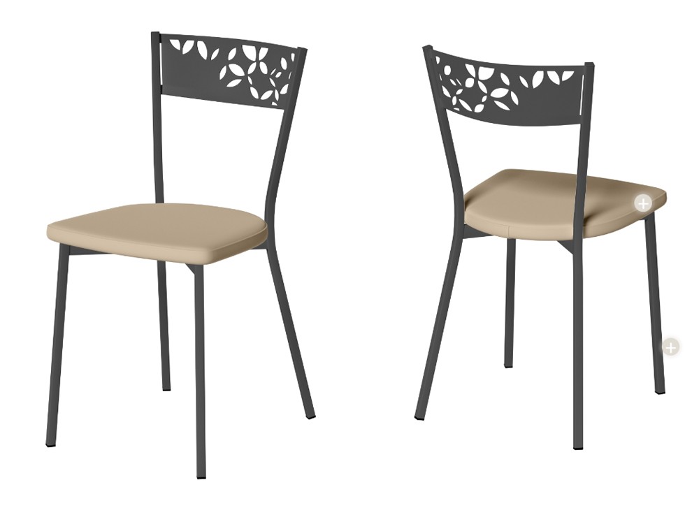Silla de cocina Fiore tapizada de Cancio - 5