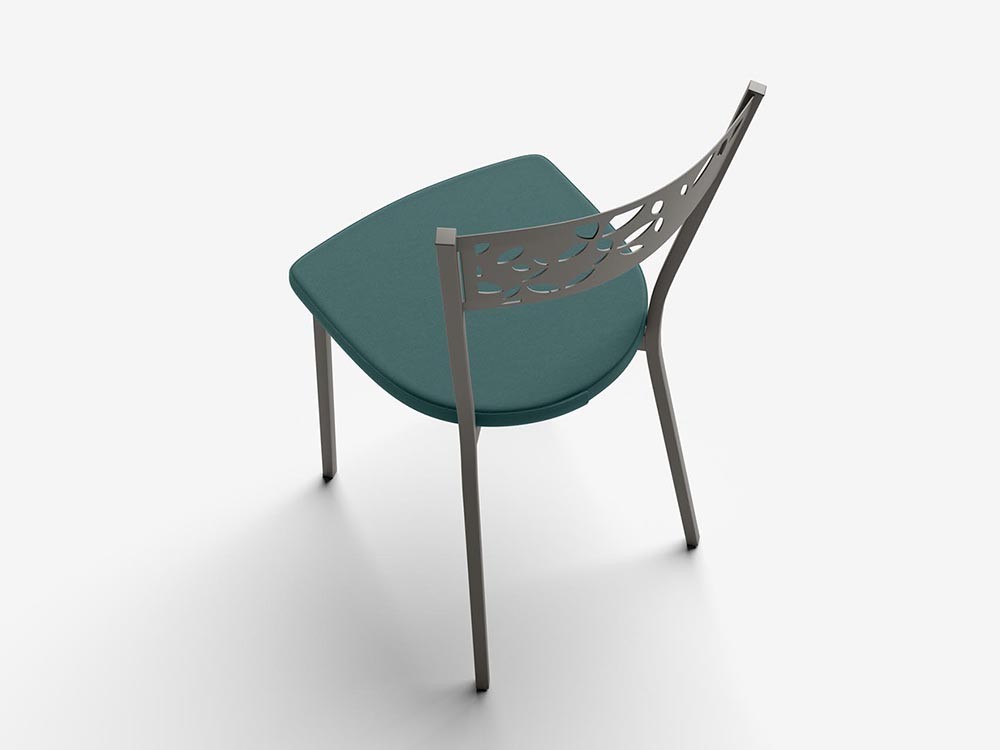 Silla de cocina Fiore tapizada de Cancio - 3