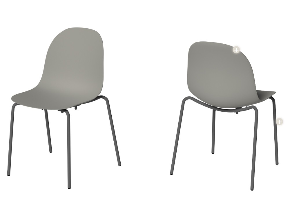 Silla de cocina apilable Aqua de Cancio - 11