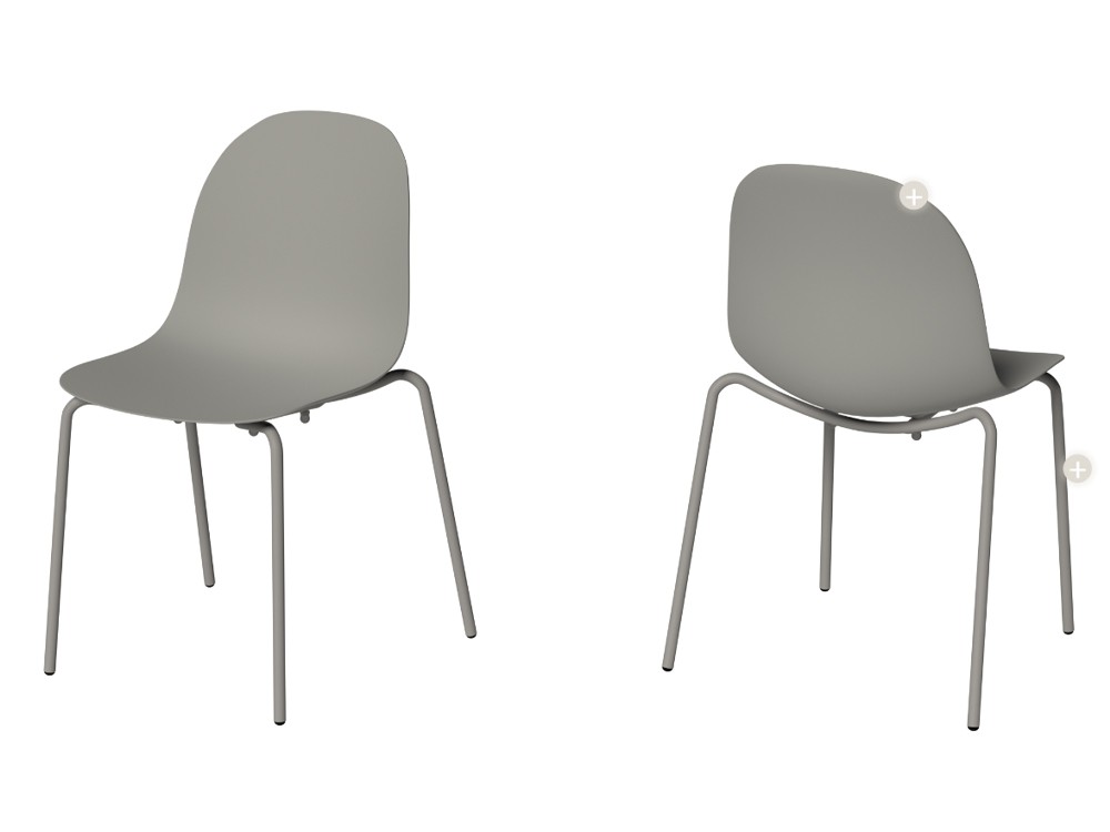 Silla de cocina apilable Aqua de Cancio - 14