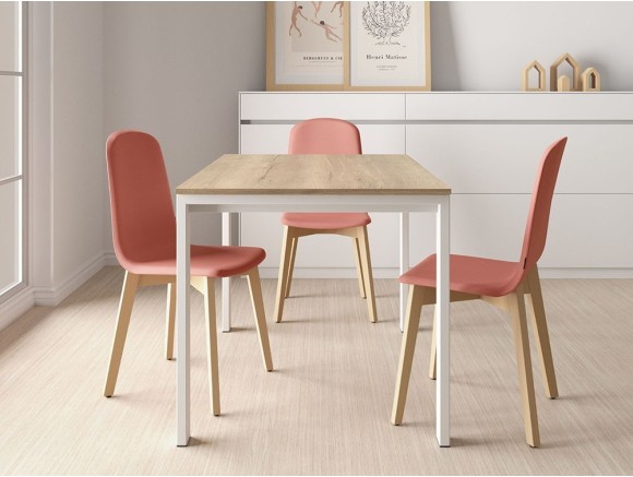 Mesa de cocina extensible Puzzle Laminado de Cancio - 1