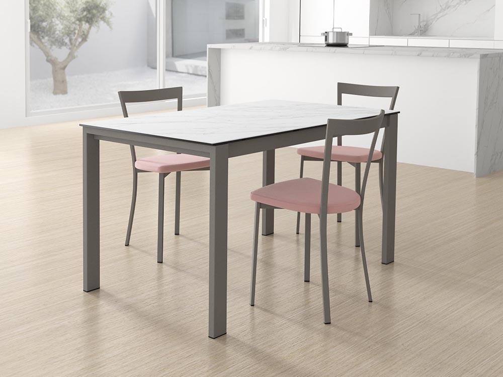 Mesa de cocina extensible Puzzle Porcelánico de Cancio - 2