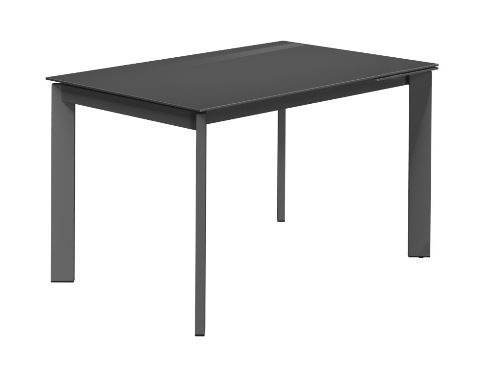 Mesa de cocina extensible Cancio Poker cristal - 5