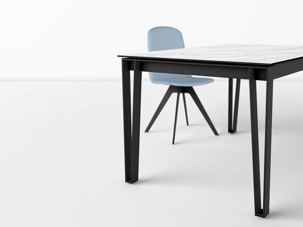 Mesa de cocina o comedor extensible Osaka Porcelánico de Cancio - 4