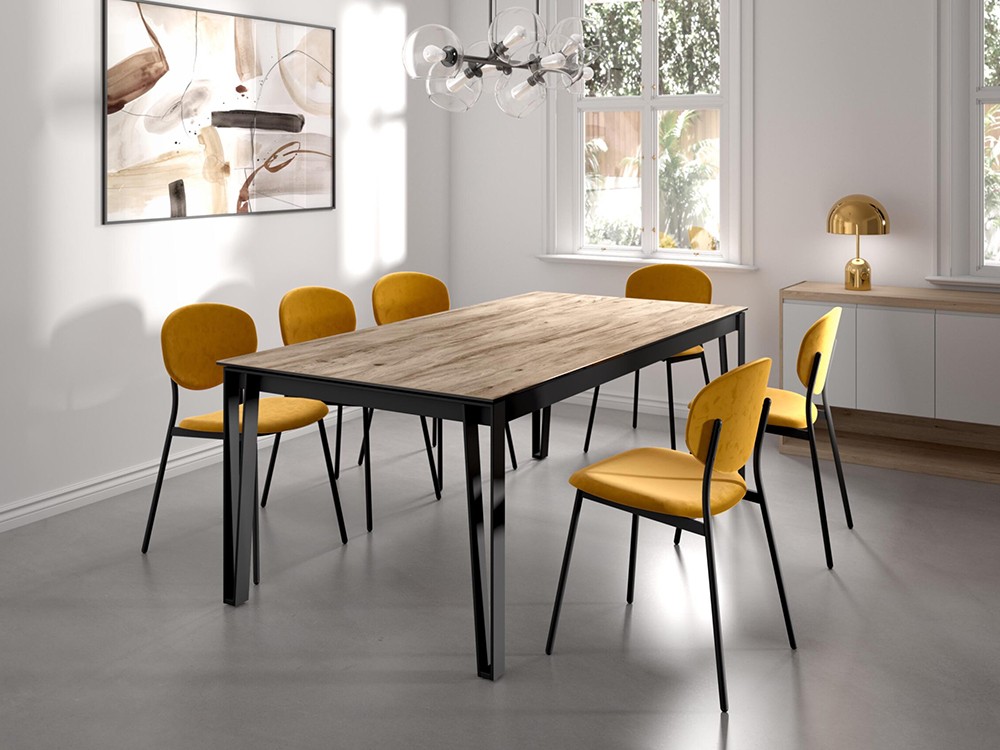 Mesa de cocina o comedor extensible Osaka Porcelánico de Cancio - 1