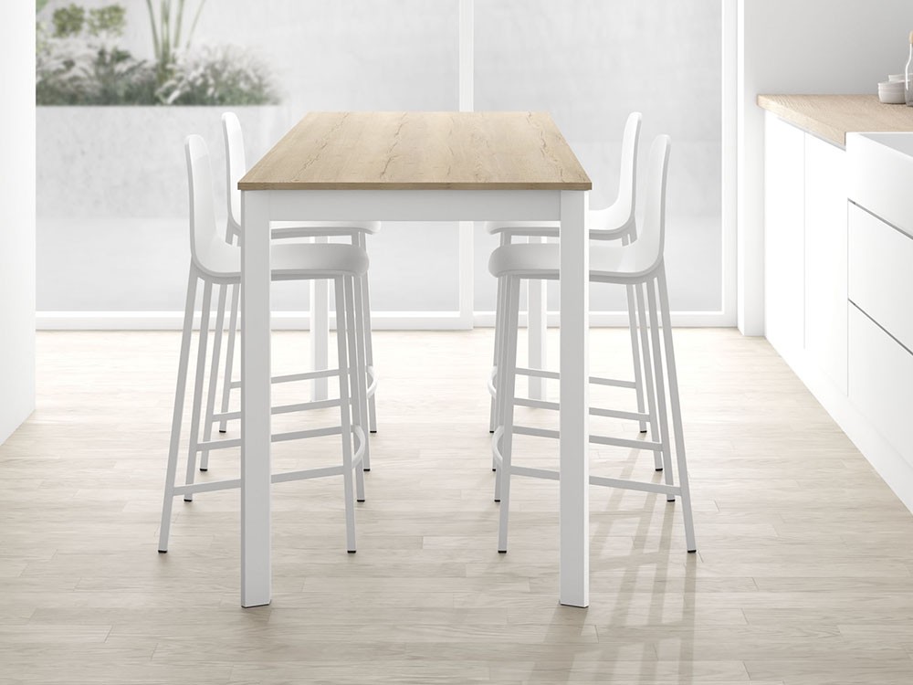 Mesa Alta de cocina Multiplus Laminado Hexa de Cancio - 6