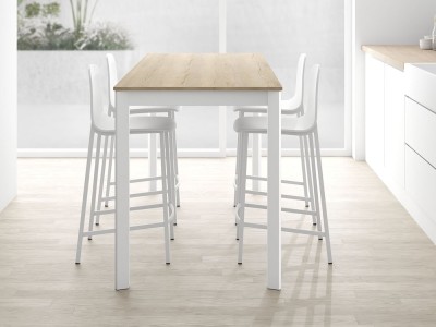 Mesa Alta de cocina Multiplus Laminado Hexa de Cancio - 6