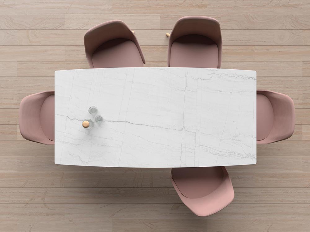 Mesa fija de comedor o cocina Atlas porcelánico de Cancio - 2