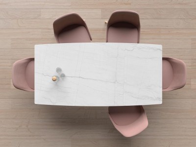 Mesa fija de comedor o cocina Atlas porcelánico de Cancio - 2