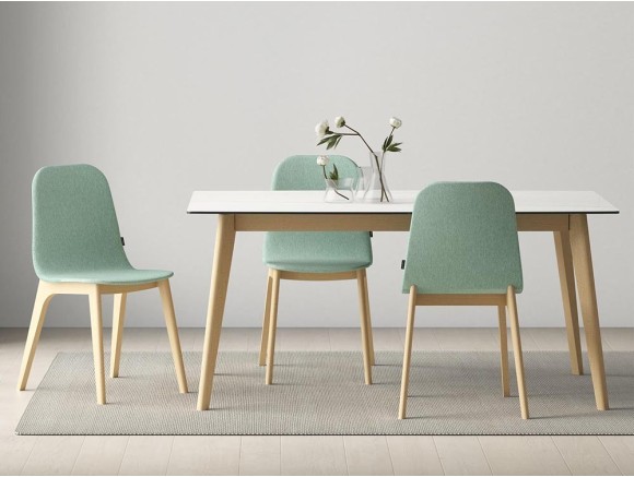 Mesa extensible de comedor o cocina Atlas porcelánico de Cancio - 1