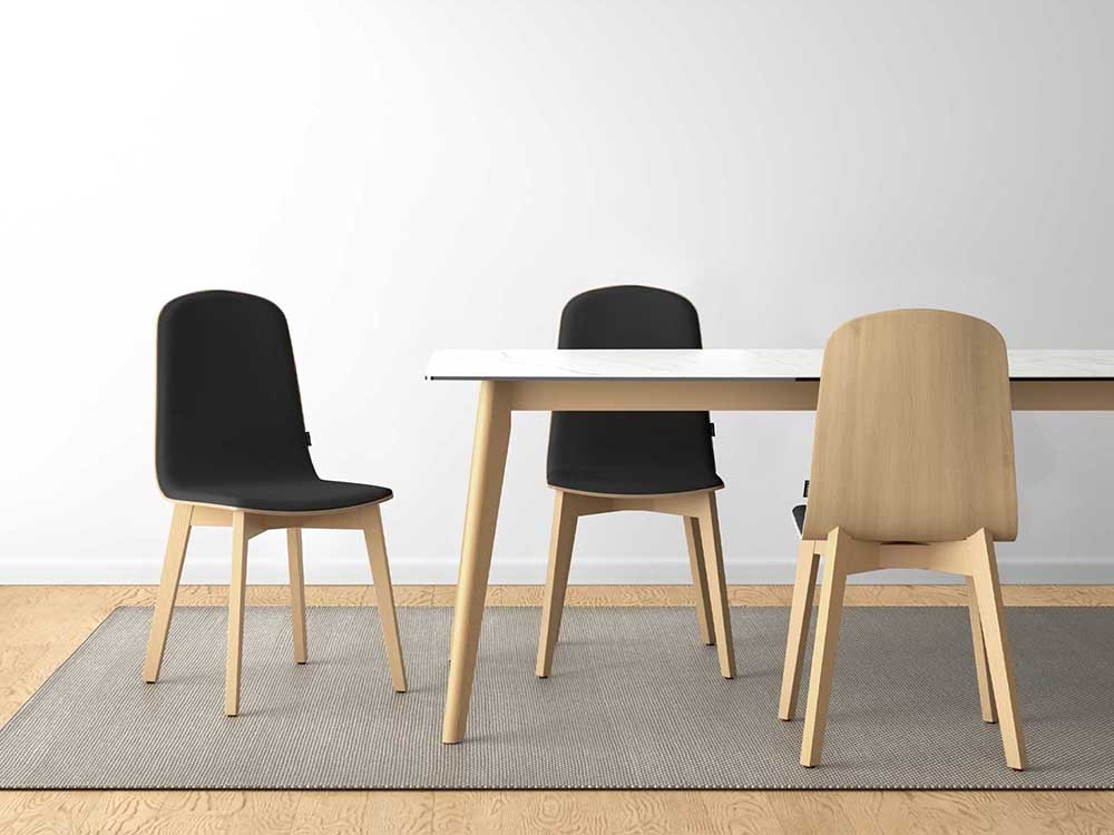 Mesa extensible de comedor o cocina Atlas porcelánico de Cancio - 2