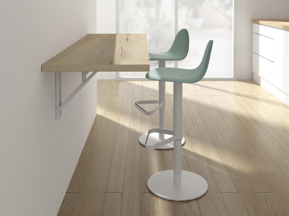 Taburete elevable Tabú tapizado en textil o vinílico de Cancio - 5