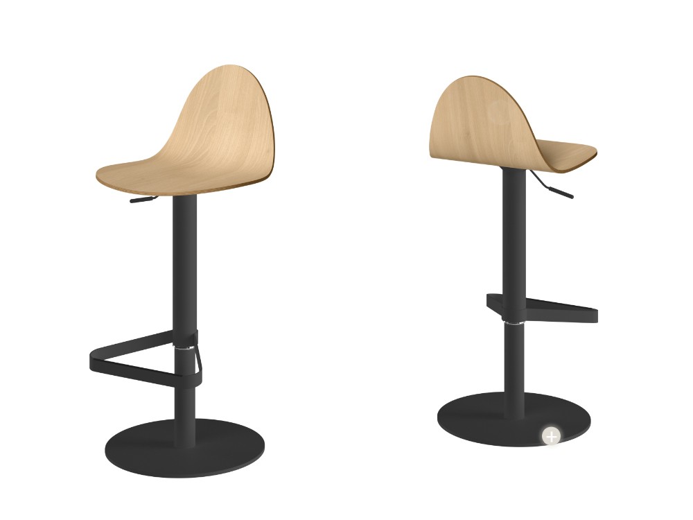 Taburete elevable de madera Tabú Cancio - 6