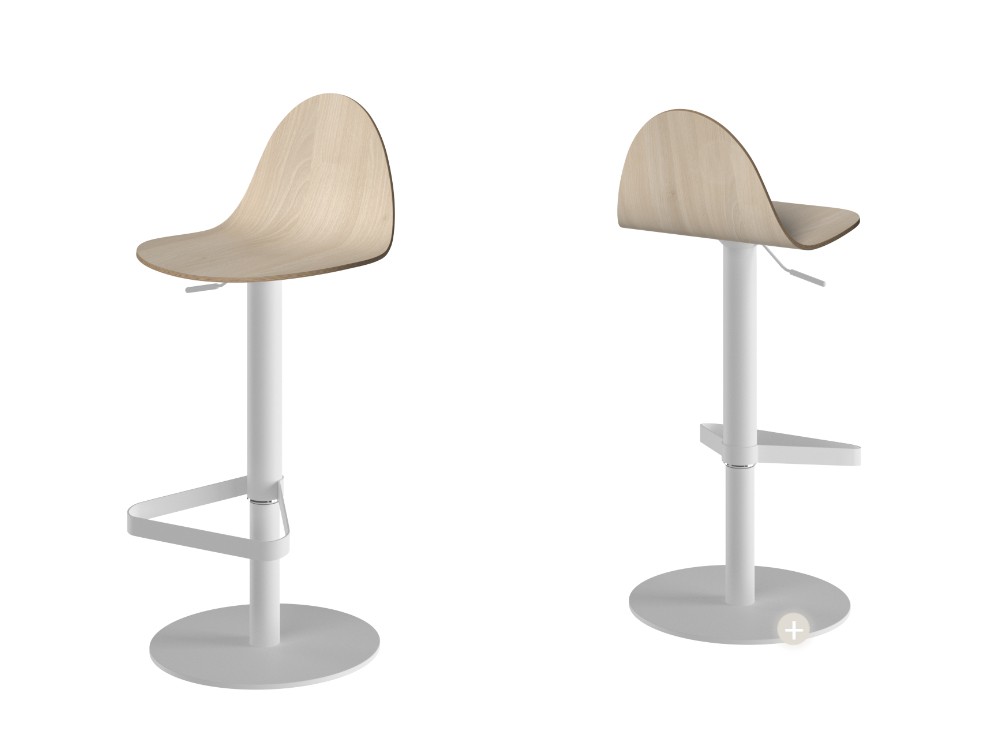 Taburete elevable de madera Tabú Cancio - 5