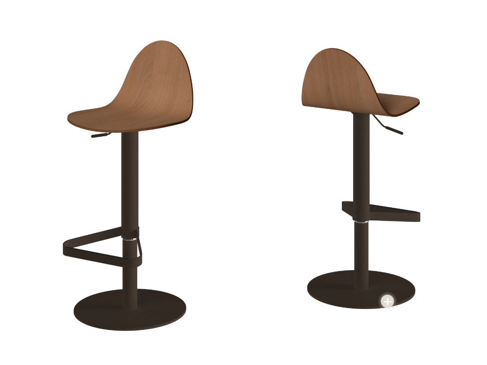 Taburete elevable de madera Tabú Cancio - 2