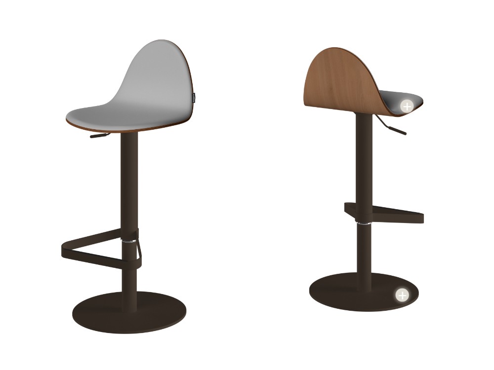 Taburete elevable Tabú Tessuto de Cancio - 6