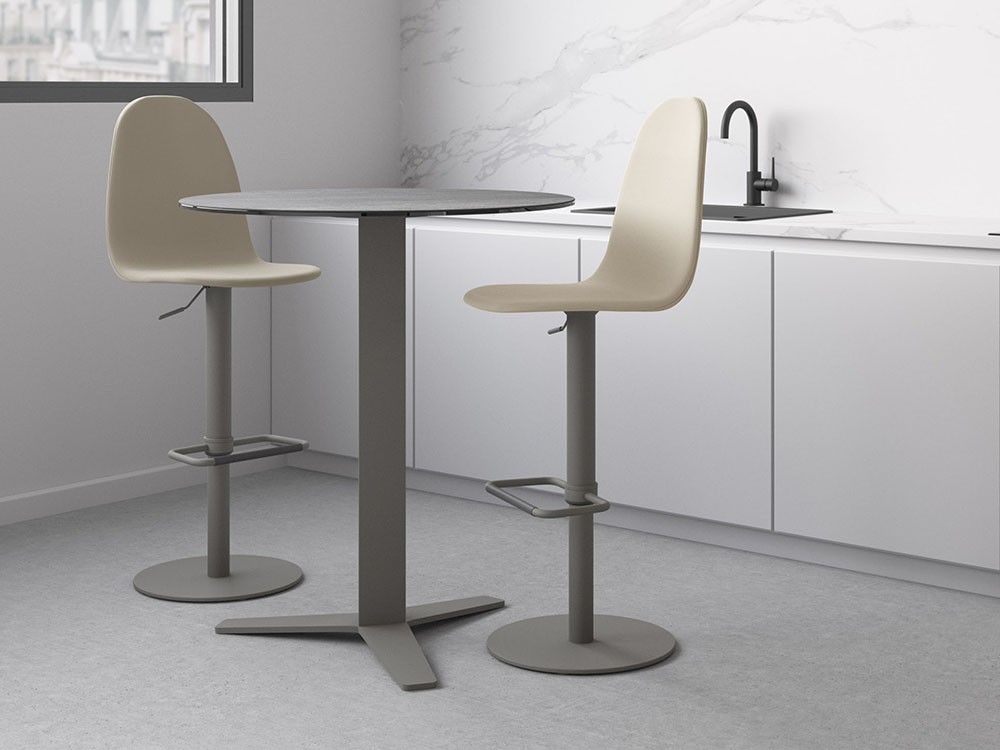 Taburete de cocina elevable Play tapizado de Cancio - 1