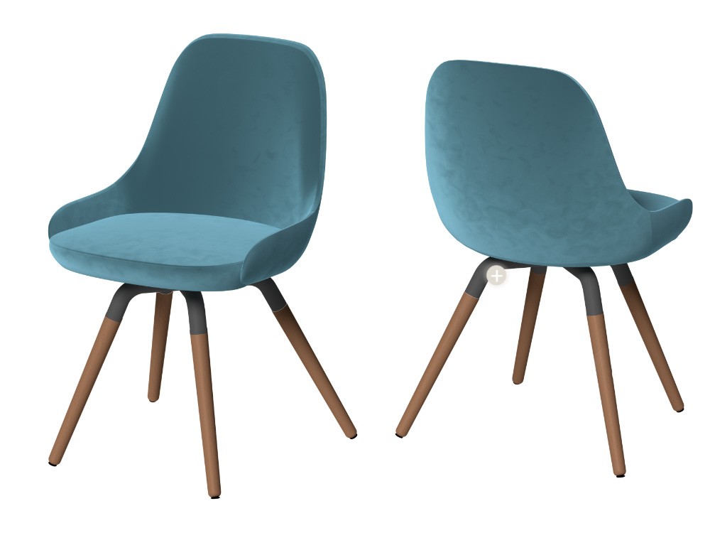 Silla de diseño nórdico Nuba L de Cancio - 3