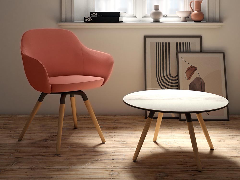 Sillón de diseño nórdico Nuba XL de Cancio - 1