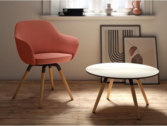Sillón de diseño nórdico Nuba XL de Cancio - 1