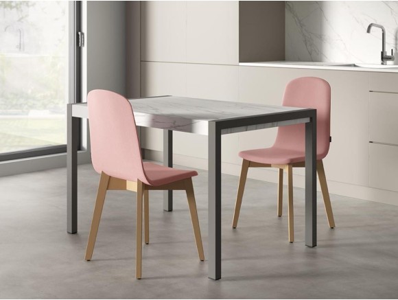 Mesa de comedor o cocina extensible Concept Porcelánico de Cancio - 1