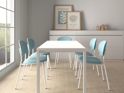 Mesa de cocina o comedor extensible Concept Cristal de Cancio - 1