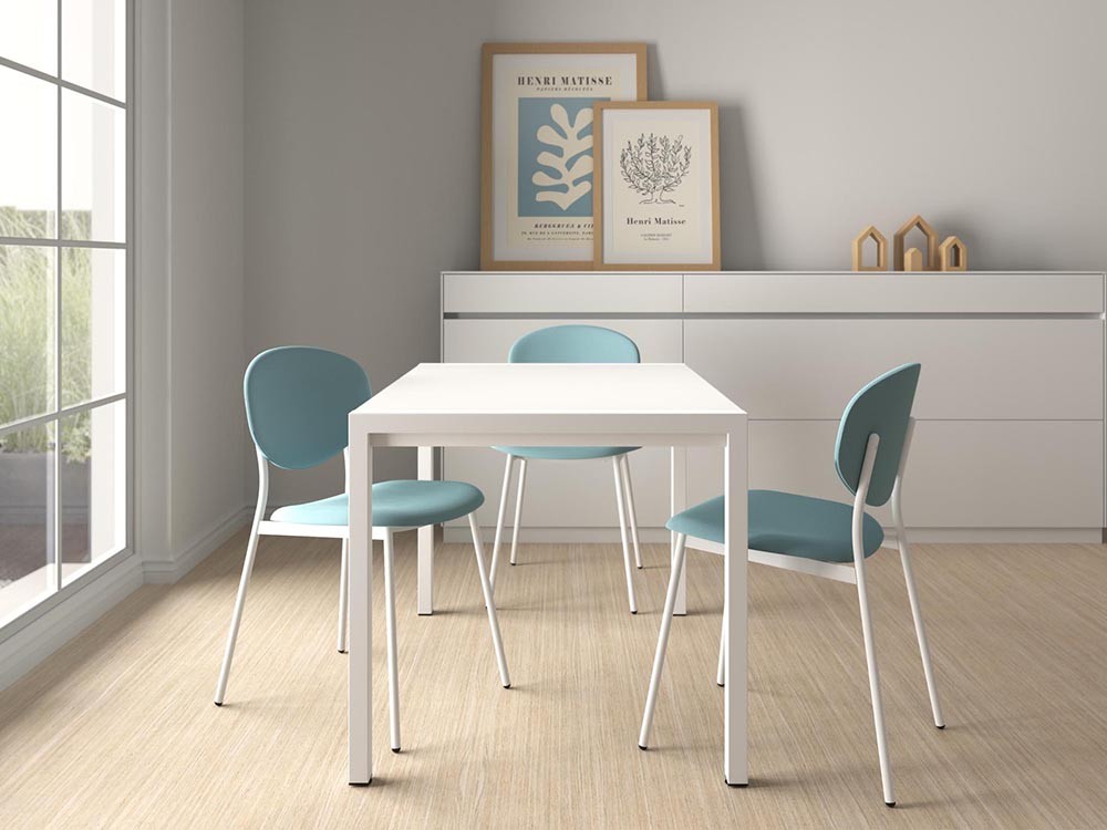 Mesa de cocina o comedor extensible Concept Cristal de Cancio - 3