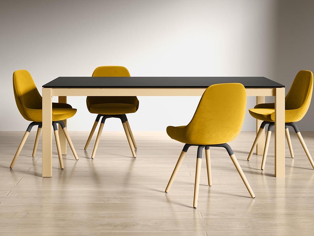 Mesa extensible de cocina o comedor Quadra Nova Porcelánico de Cancio - 7