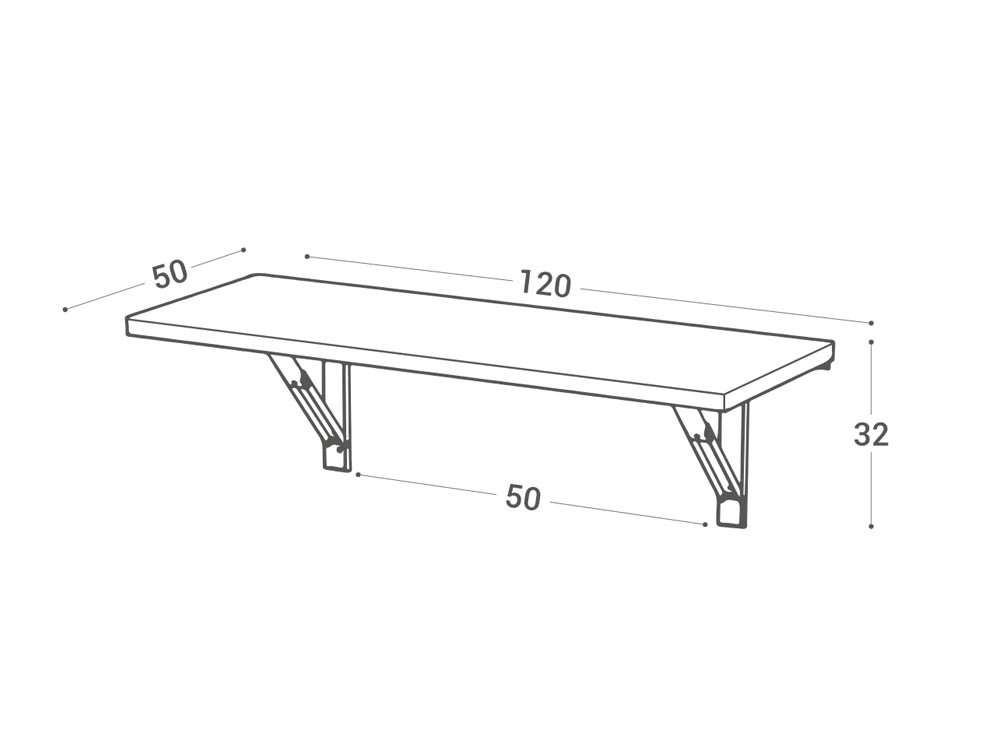 Mesa de cocina Abatible Vulcano Porcelánico de Cancio - 5