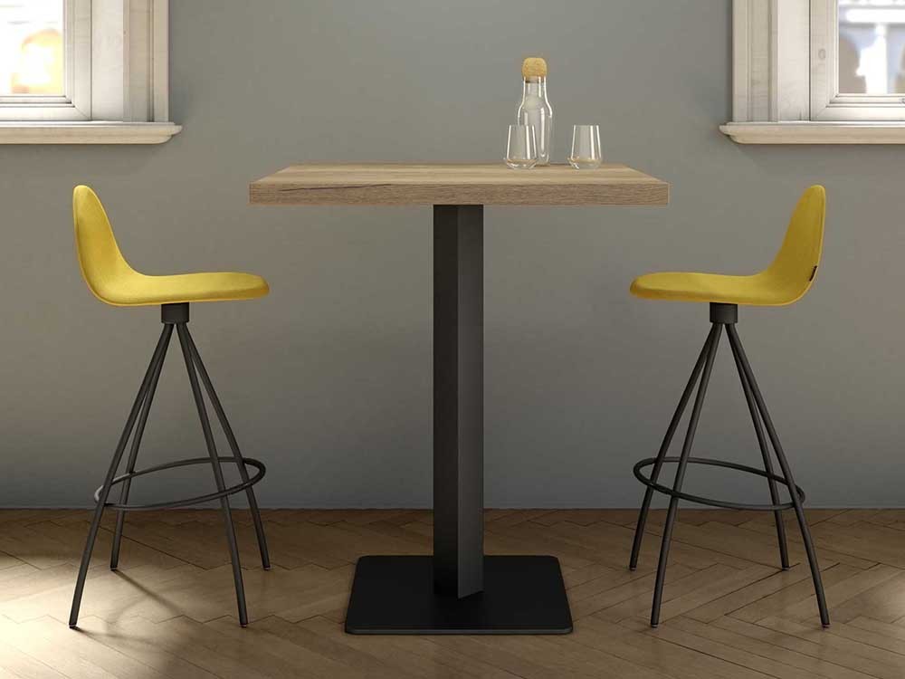 Taburete giratorio tapizado Petris de Cancio - 1