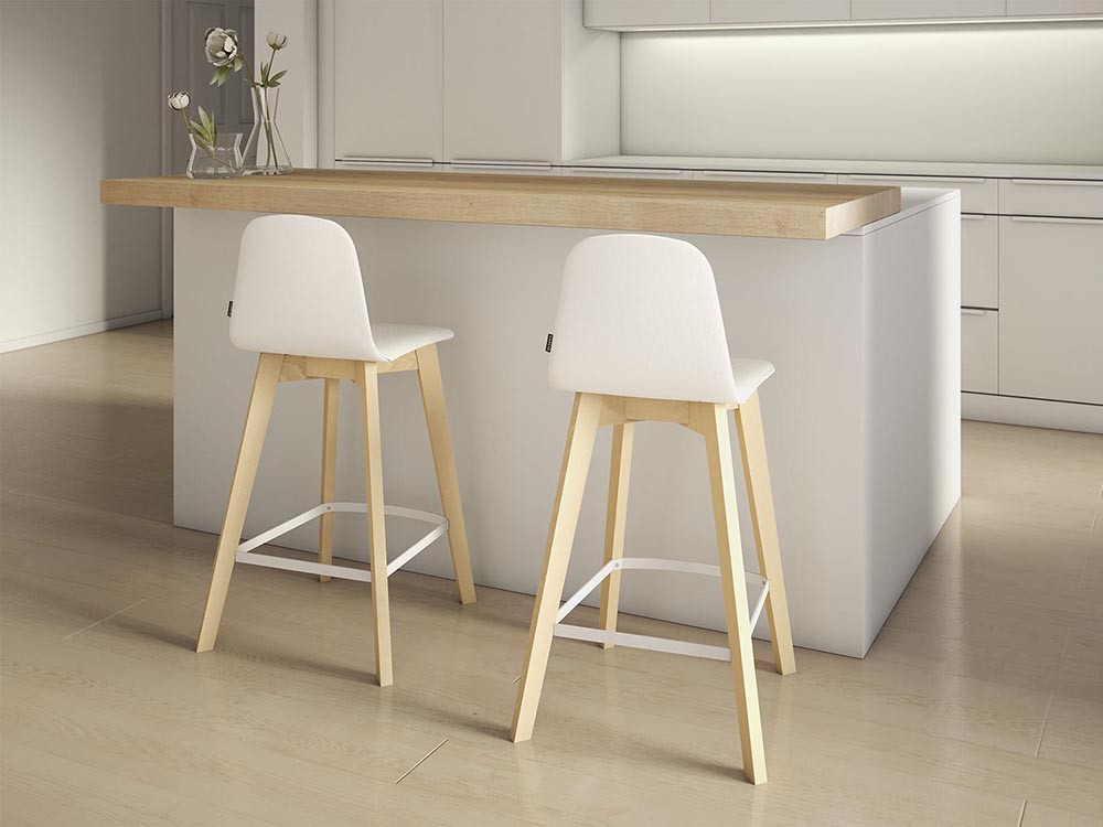 Taburete alto Dolce Tapizado de Cancio - 1