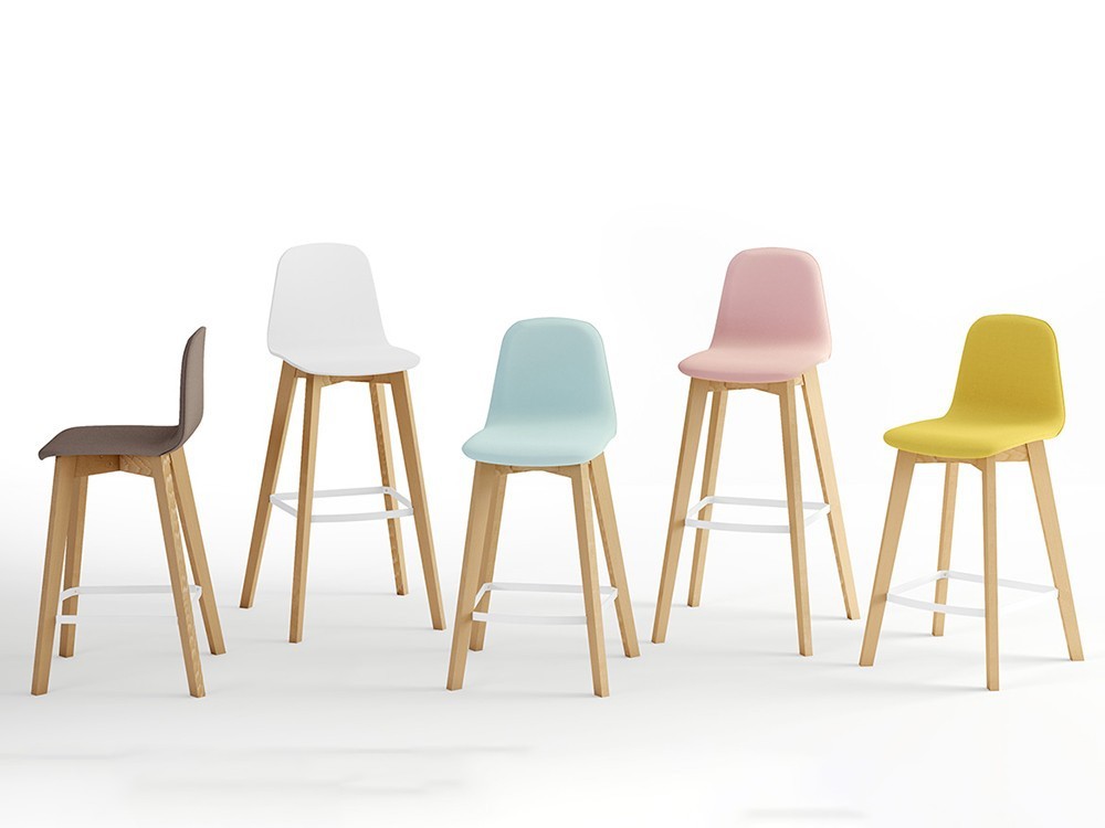 Taburete alto de cocina o bar Dolce Tessuto de Cancio - 8