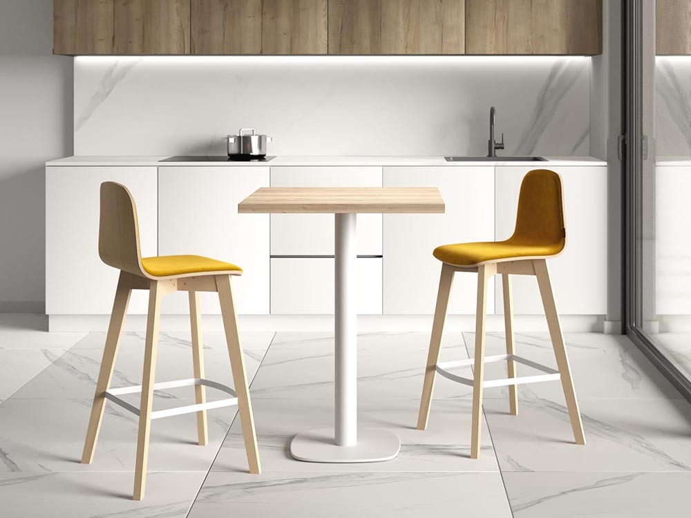 Taburete alto de cocina o bar Dolce Tessuto de Cancio - 1