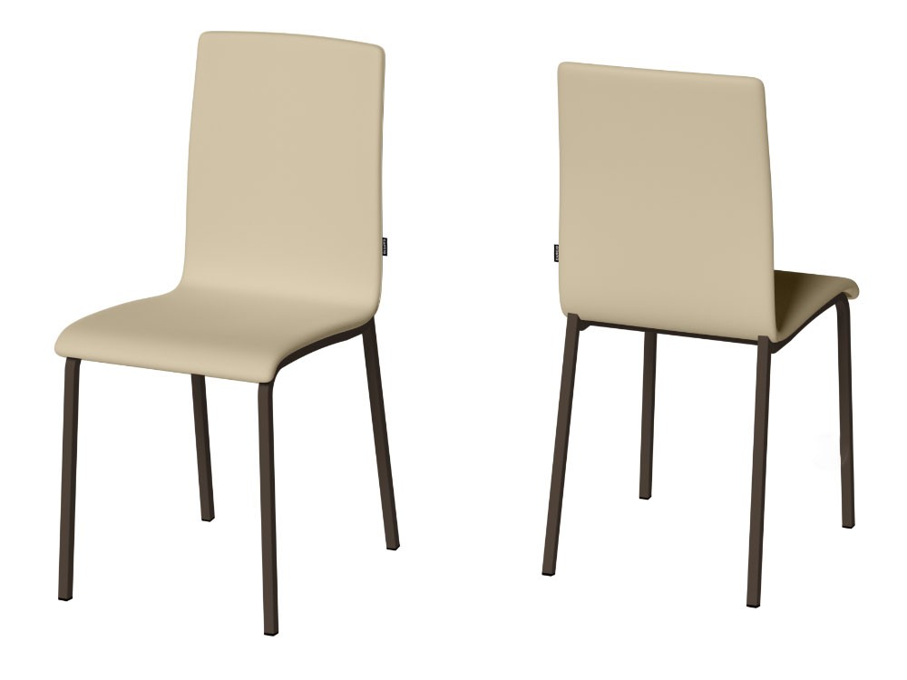 Silla de cocina o comedor City Tapizada de Cancio - 4