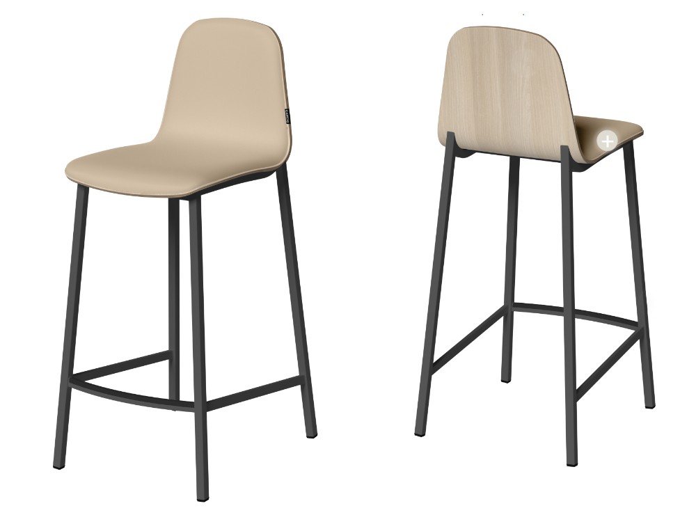 Taburete alto de cocina Moly Tessuto de Cancio - 4