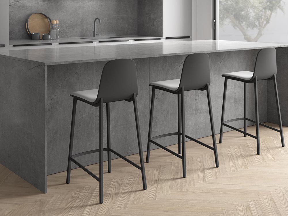 Taburete alto de cocina Moly Tessuto de Cancio - 1