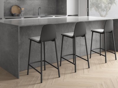 Taburete alto de cocina Moly Tessuto de Cancio - 1