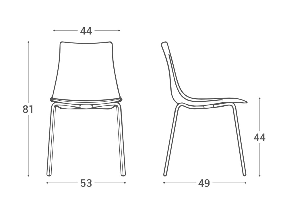 Silla de cocina apilable Yanky Cancio - 4