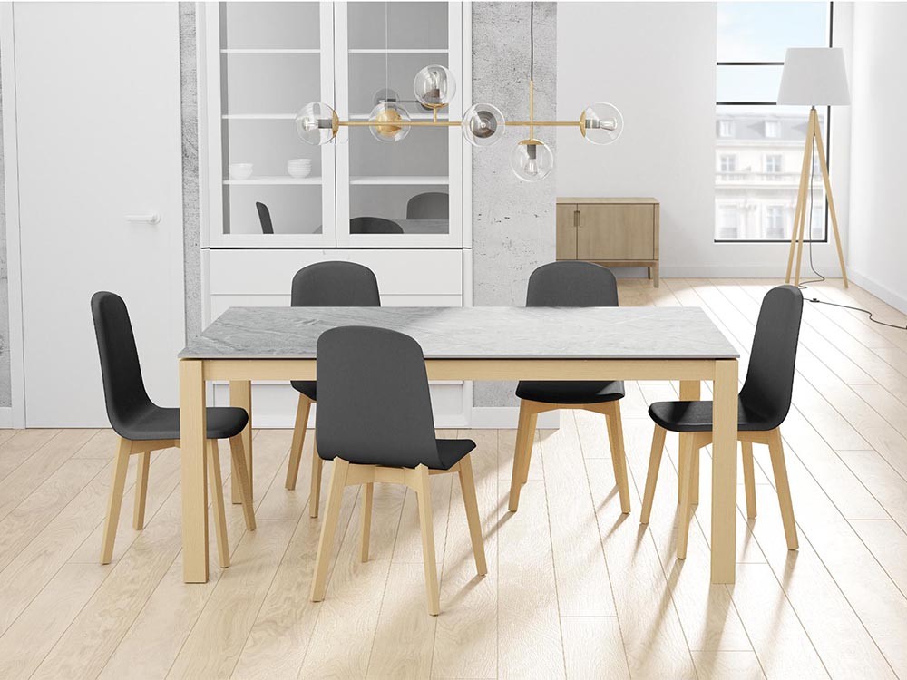 Mesa fija de comedor Kerala Dekton Madera de Cancio - 1