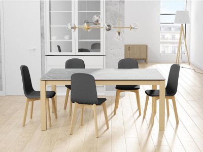 Mesa fija de comedor Kerala Dekton Madera de Cancio - 1
