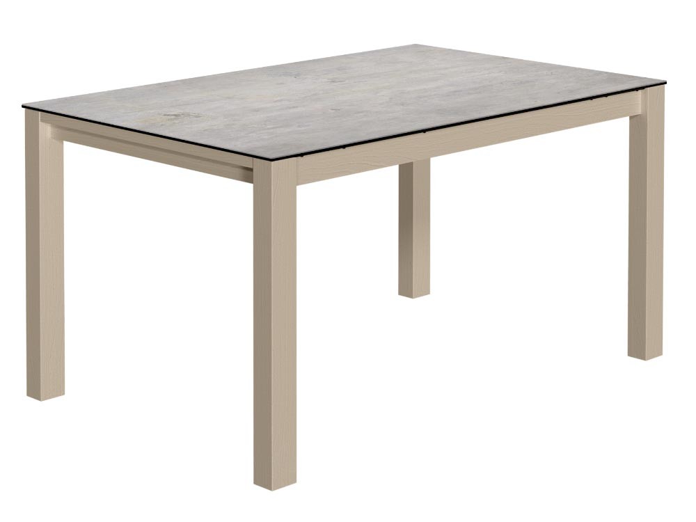 Mesa de comedor fija Kerala madera con encimera porcelánica de Cancio - 3