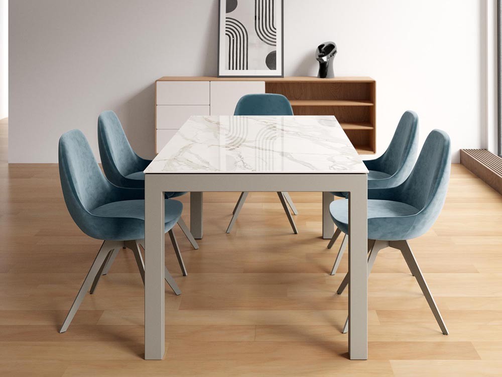 Mesa extensible Kerala Porcelánico de Cancio - 10