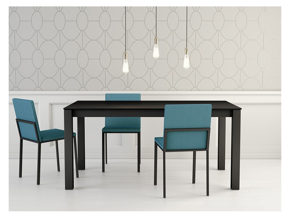 Mesa de cocina o comedor extensible Tokio Cristal de Cancio - 5