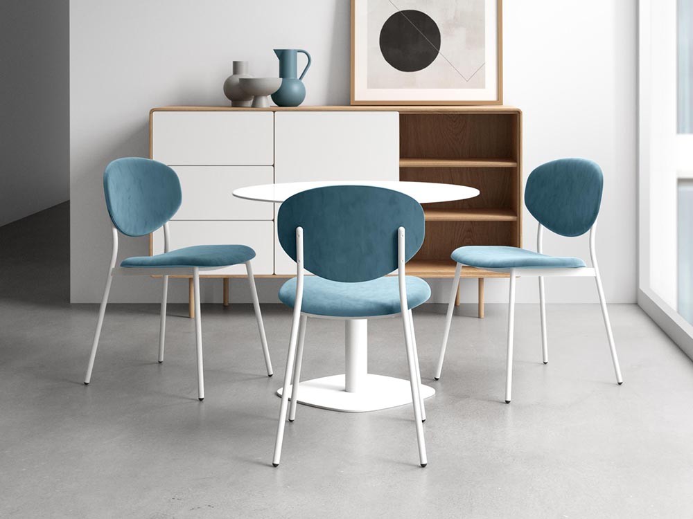 Mesa redonda de cocina Circus Cristal de Cancio - 4