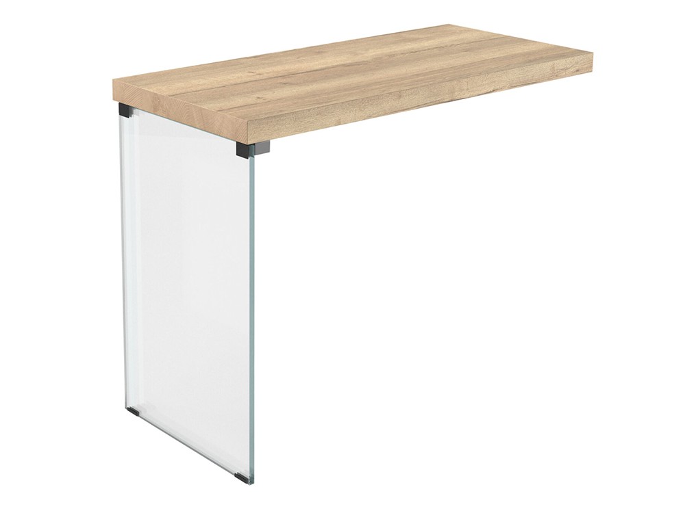 Barra de cocina Fix con pata de Cristal y sobre laminado de Cancio - 2