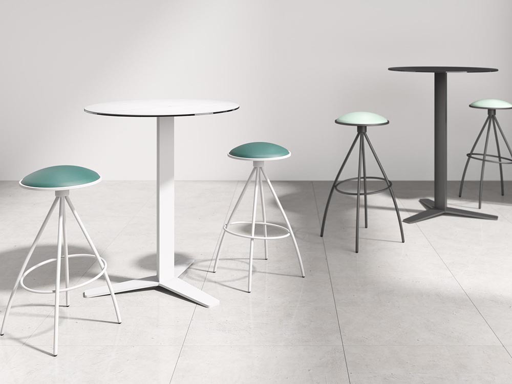 Taburete alto giratorio Mambo Tapizado de Cancio - 6