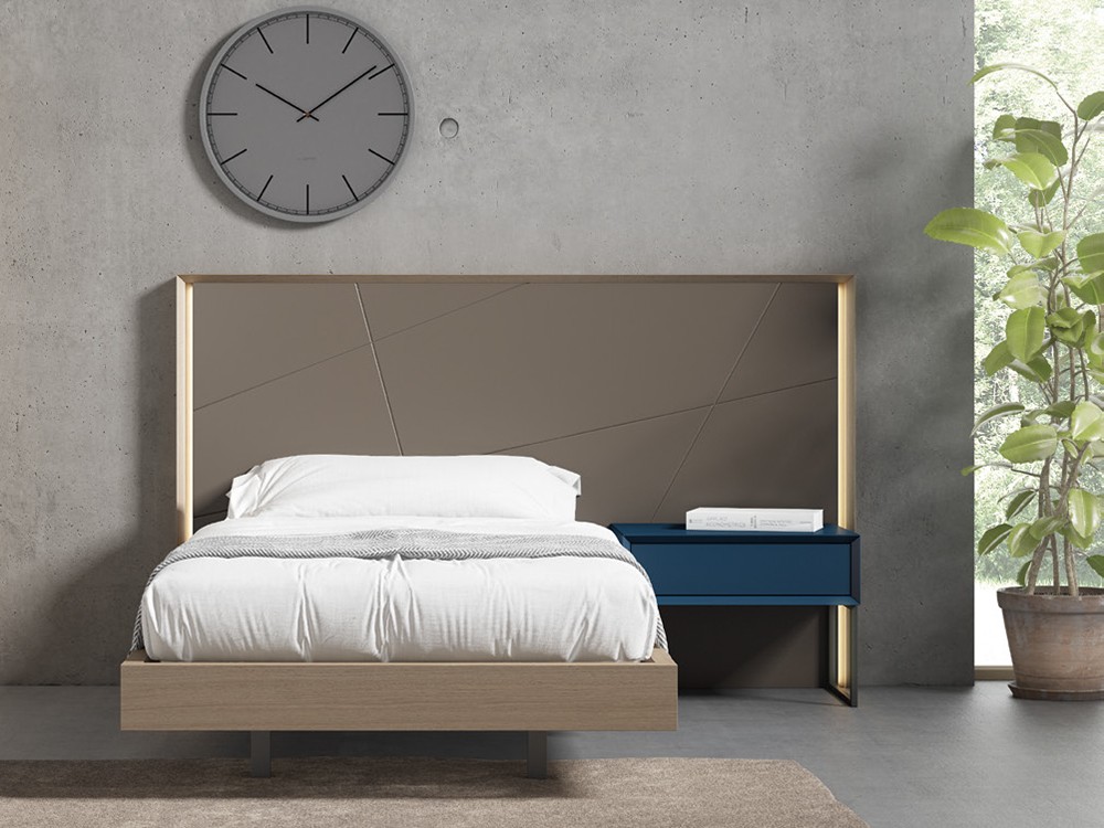 Dormitorio juvenil en chapa natural y laca mate New Dreams 833 de A. Brito - 1