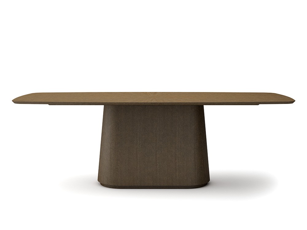 Mesa fija de comedor XV en chapa natural de A. Brito - 3